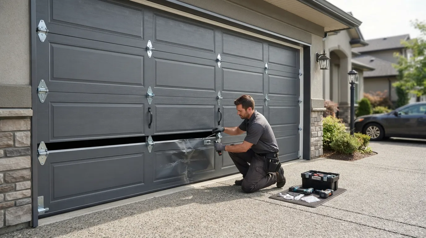 Panel Replacement for Welby's 1970s Garage Doors in Thornton