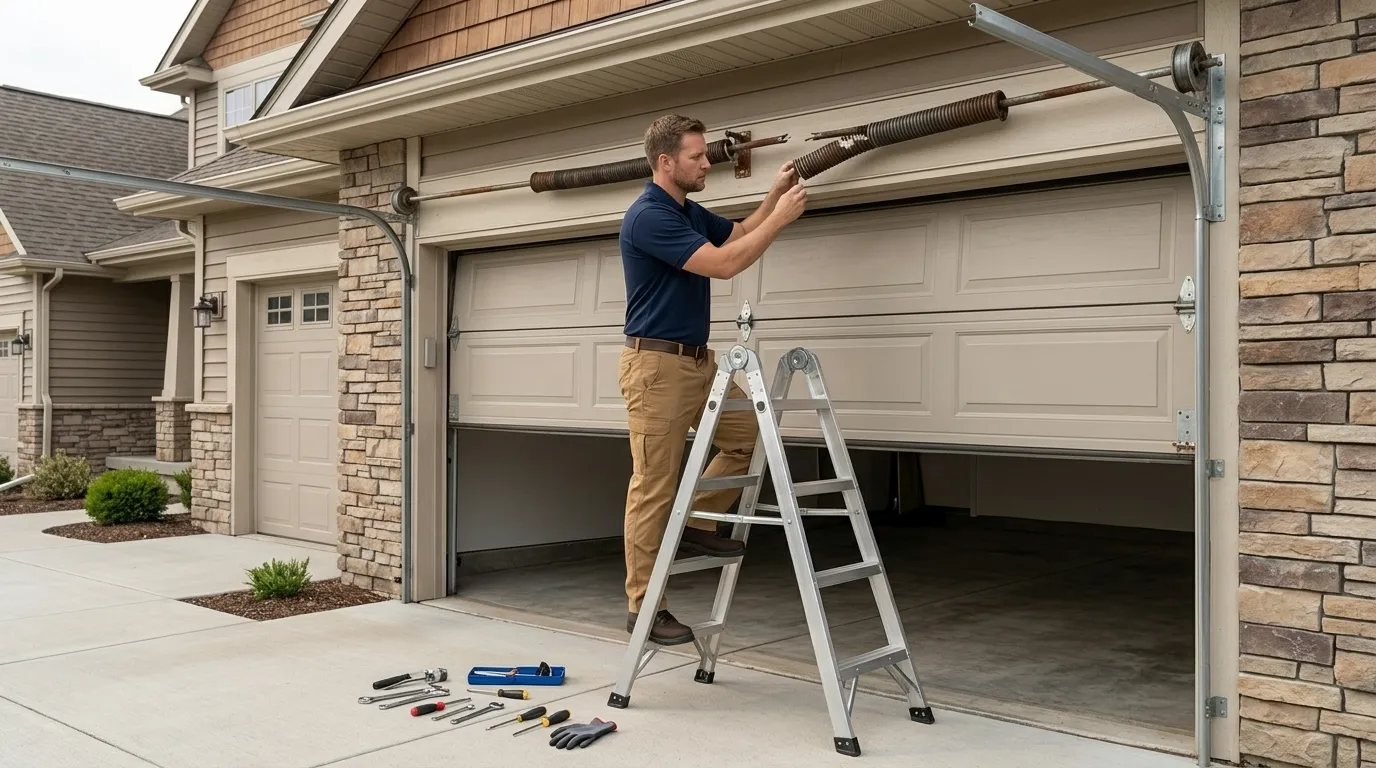 Garage Door Spring Repair for Westminster Homes in Thornton