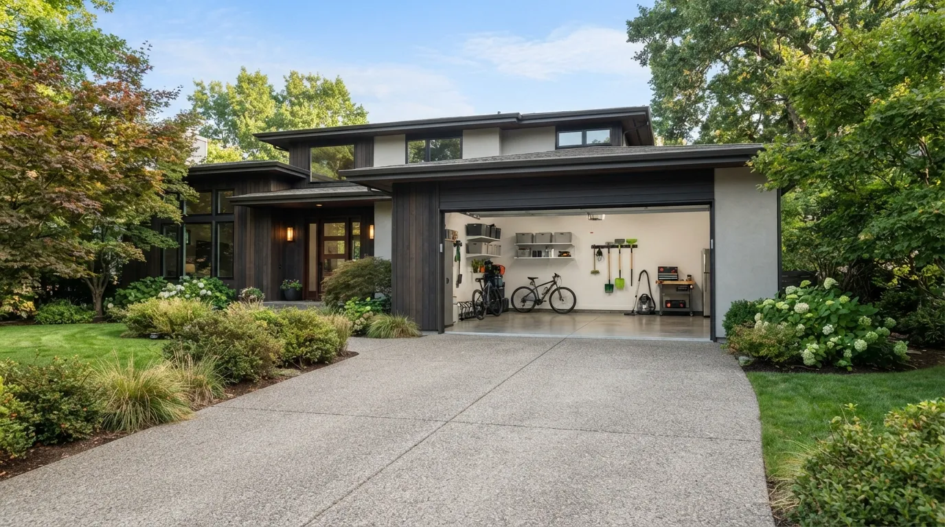 Garage door work on a home in Thornton