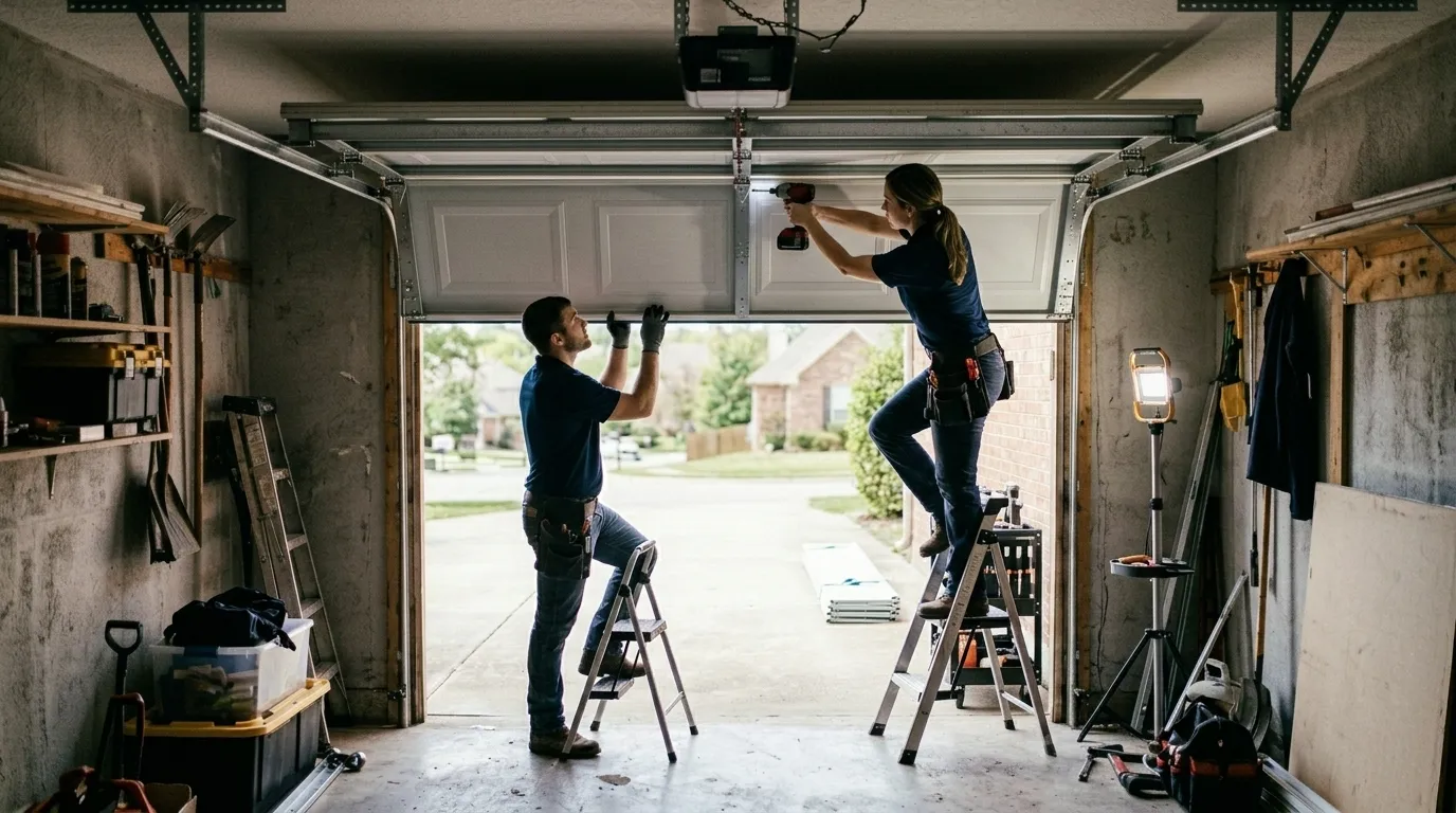 Panel Replacement for Twin Lakes' 1970s Garage Doors in Thornton